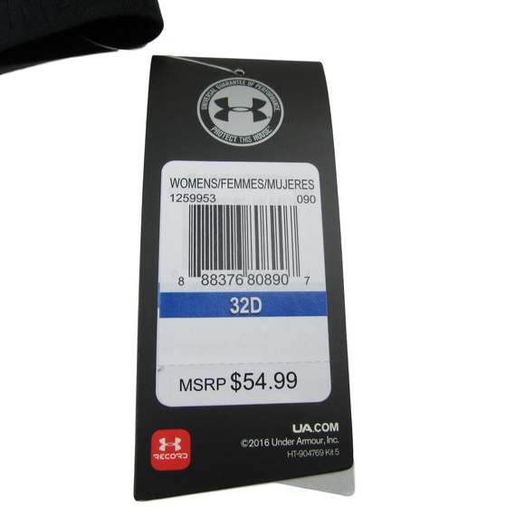 Under Armour Compression Sports Bra 32D Deep V - Picture 7 of 8